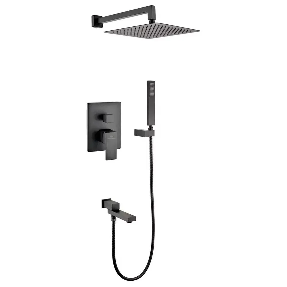 Душевая система встраиваемая Grocenberg GB5089BL-1, черный