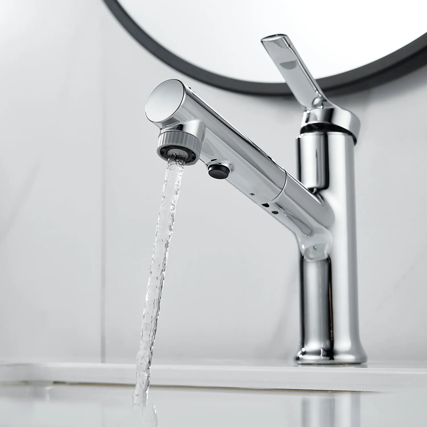 Смеситель для раковины многофункциональный Raffine F281, хром