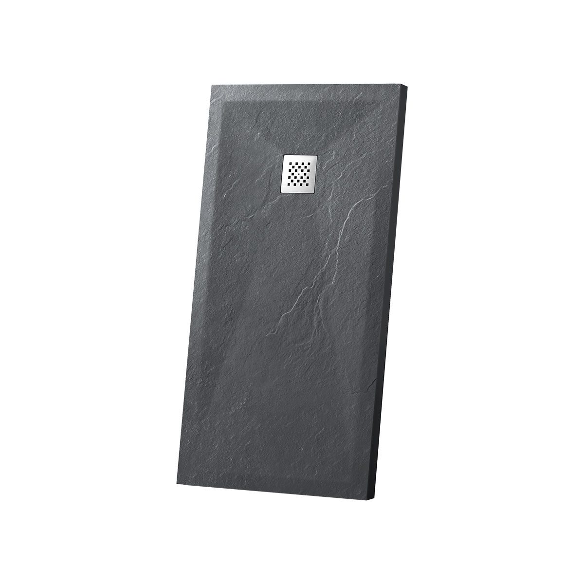 Поддон для душа из искусственного камня Vincea (VST-4SR8011A), 1100х800х25 мм, антрацит