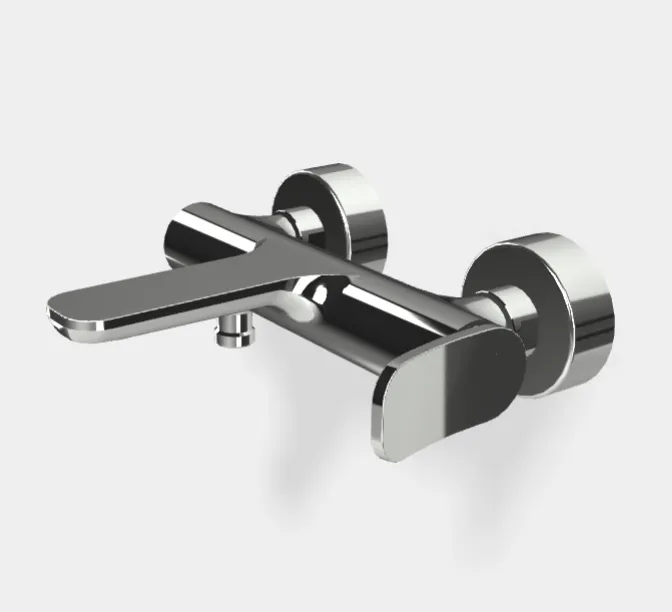 Смеситель для ванны и душа Fima Carlo Frattini Flo', хром (F3804/1CR)