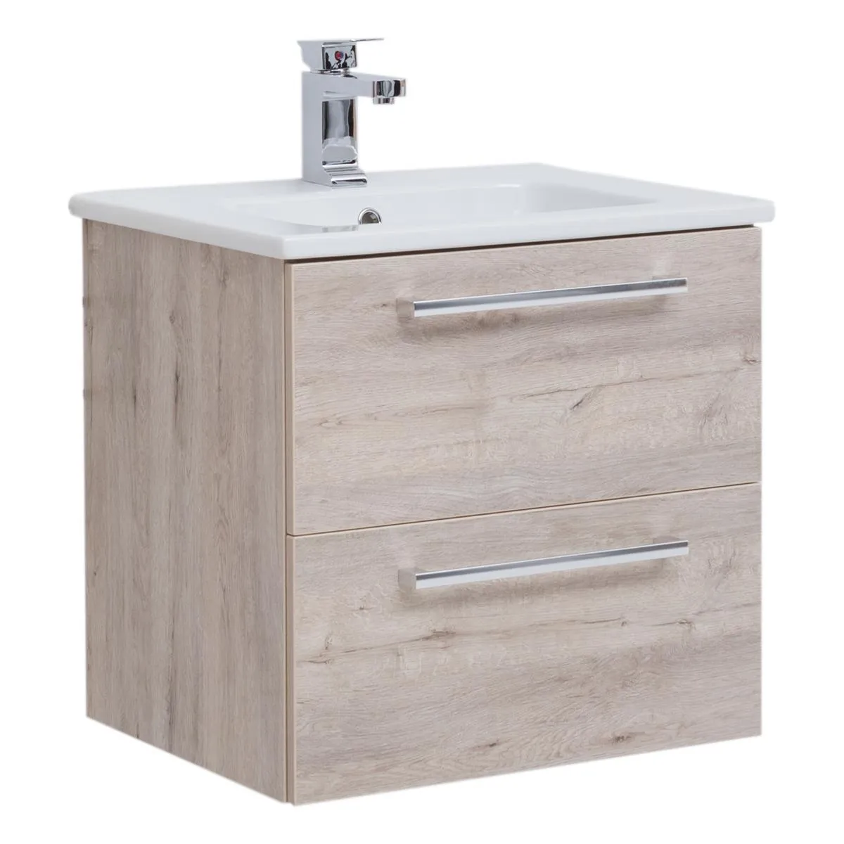 Тумба под раковину подвесная Dreja Gio 60 см, дуб кантри