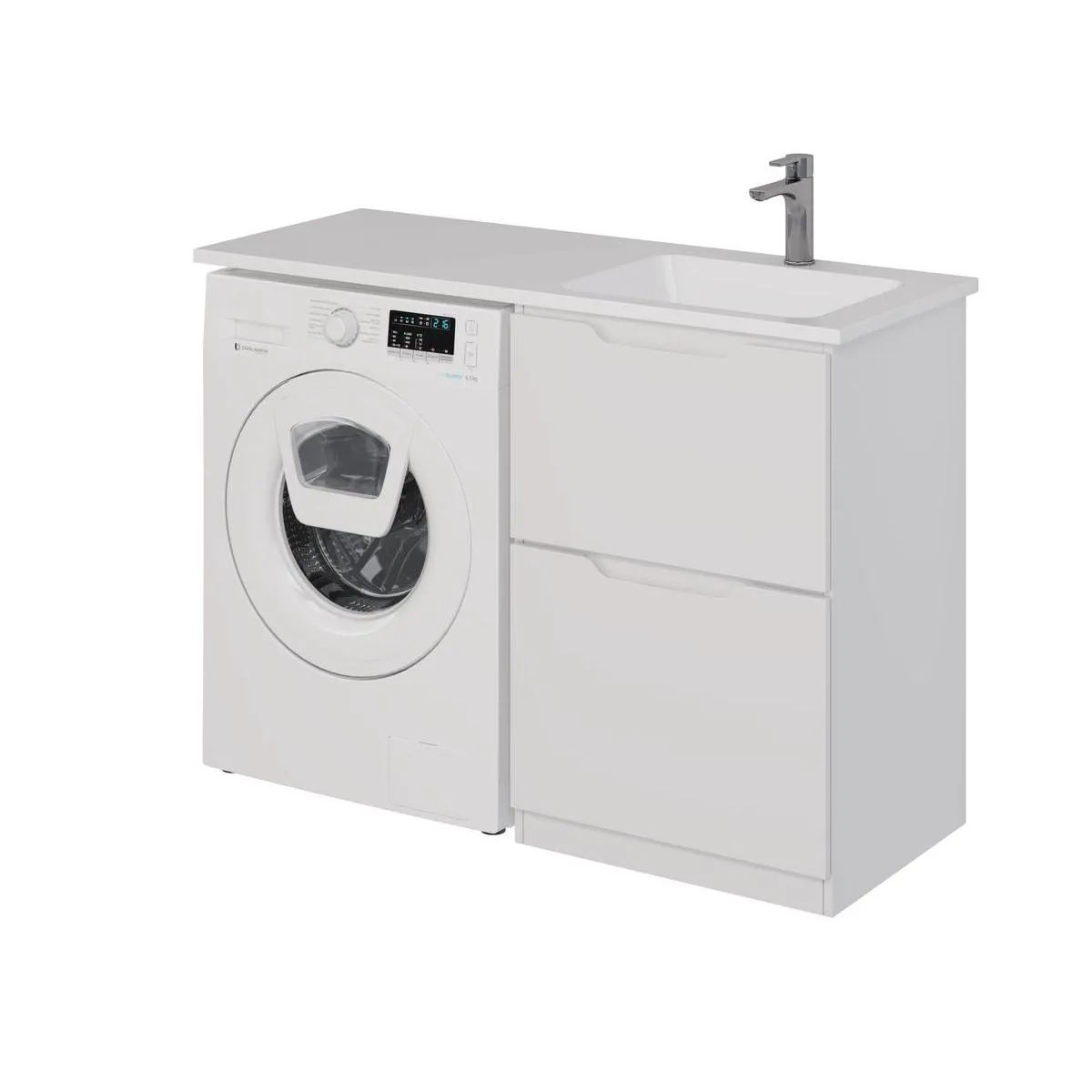 Тумба под раковину напольная Dreja Bona 60 см, белый