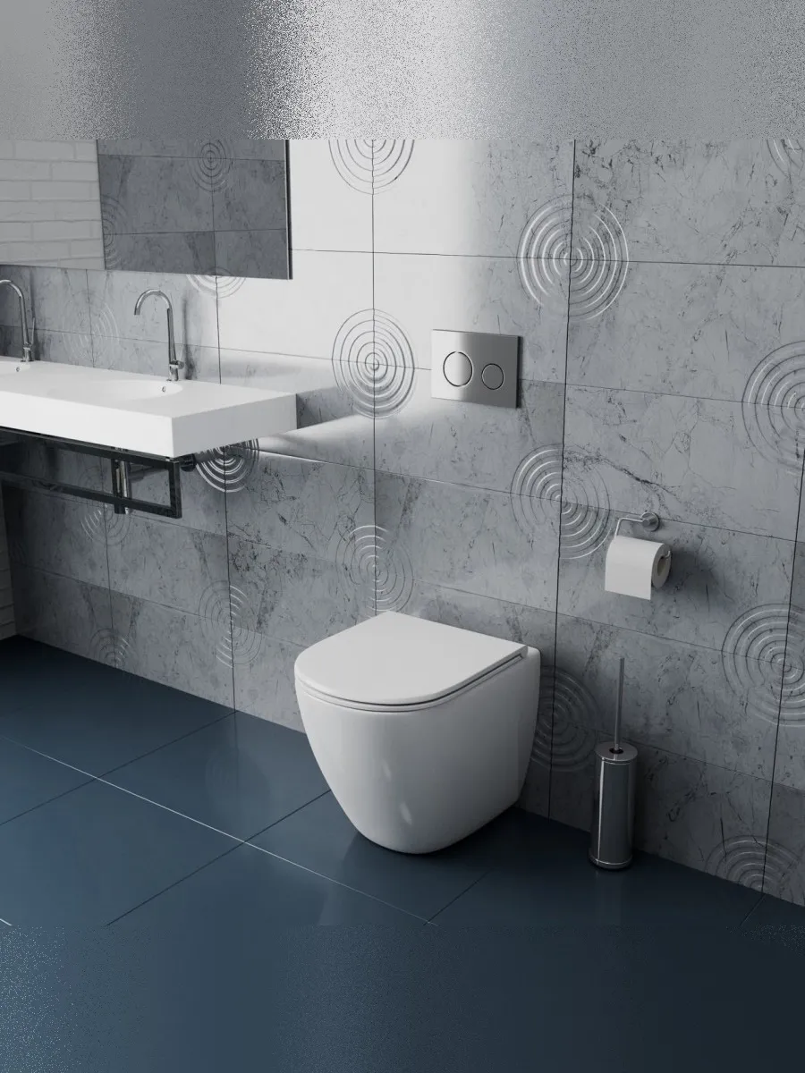 Унитаз приставной Maretti Elena безободковый с микролифтом, EA10PRBM14-844, белый