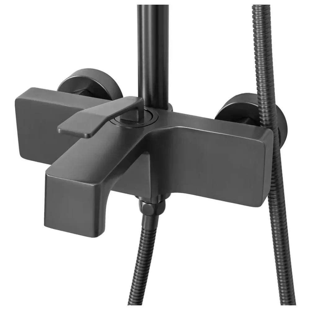 Душевая система Hansberge H5065BG, графит