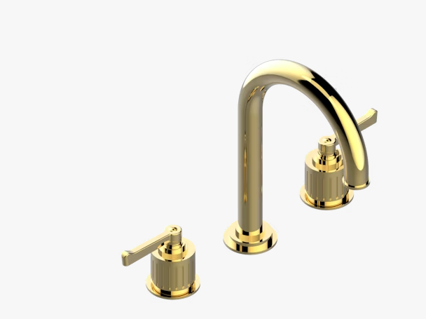 Смеситель для раковины THG Hamptons with lever handles, золото светлое (G4S F30 152M)