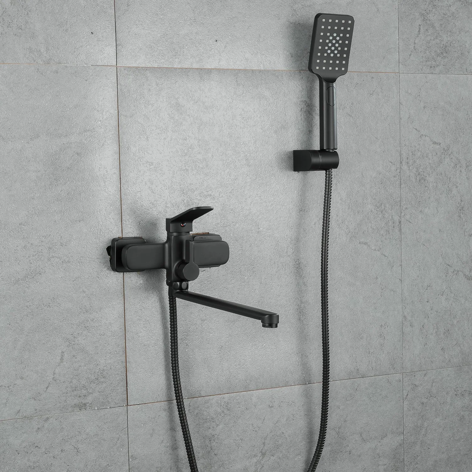 Смеситель для ванны FRAP F2262, черный