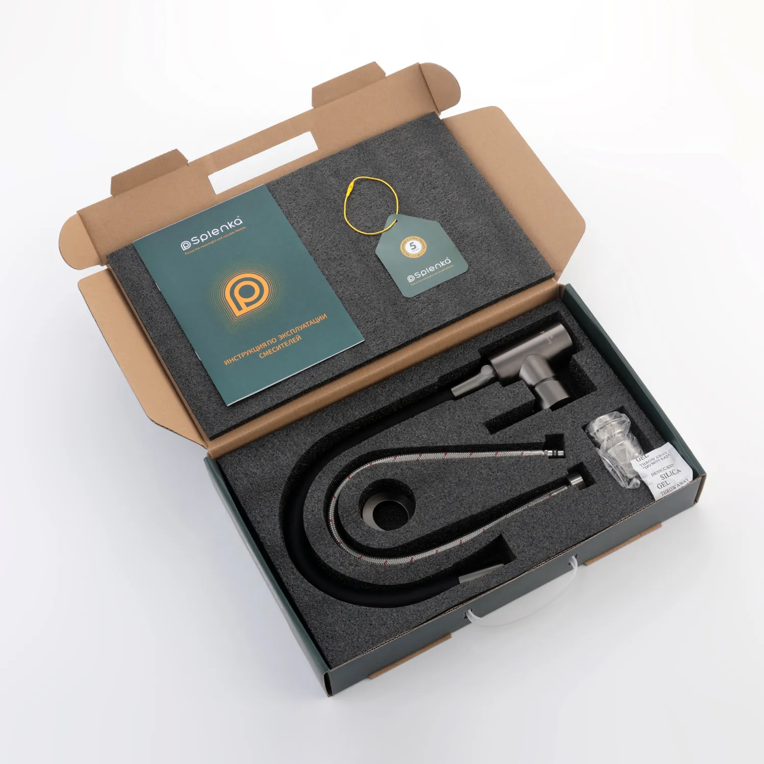 Смеситель Splenka для кухни с гибким изливом (S201.4406.09)