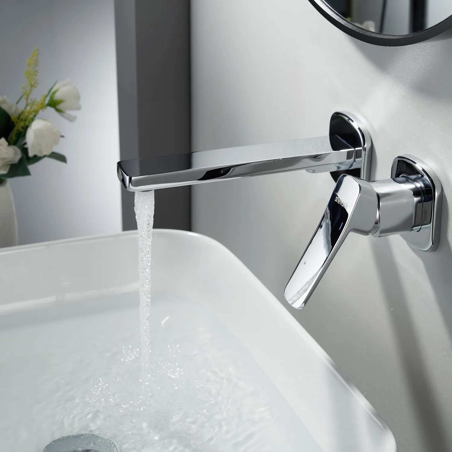 Смеситель для раковины встраиваемый Shevanik S9941, хром