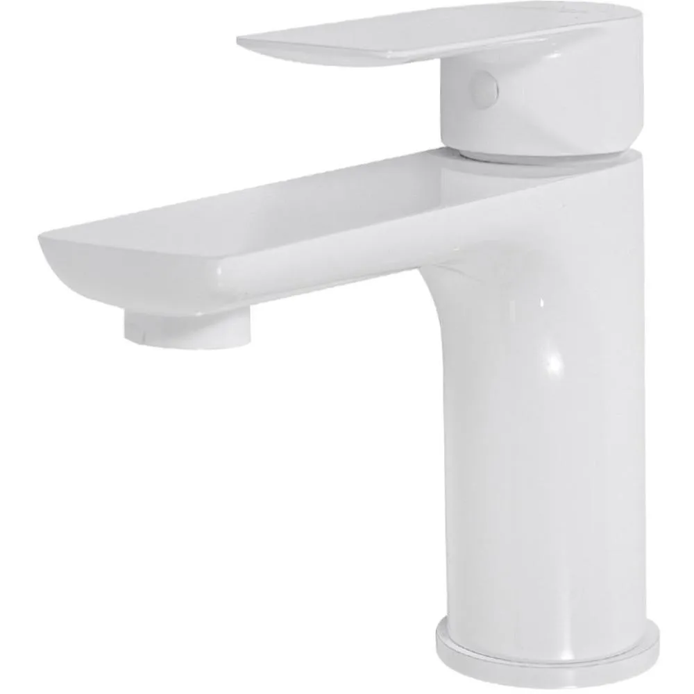 Смеситель для раковины Hansberge H1099WW, белый