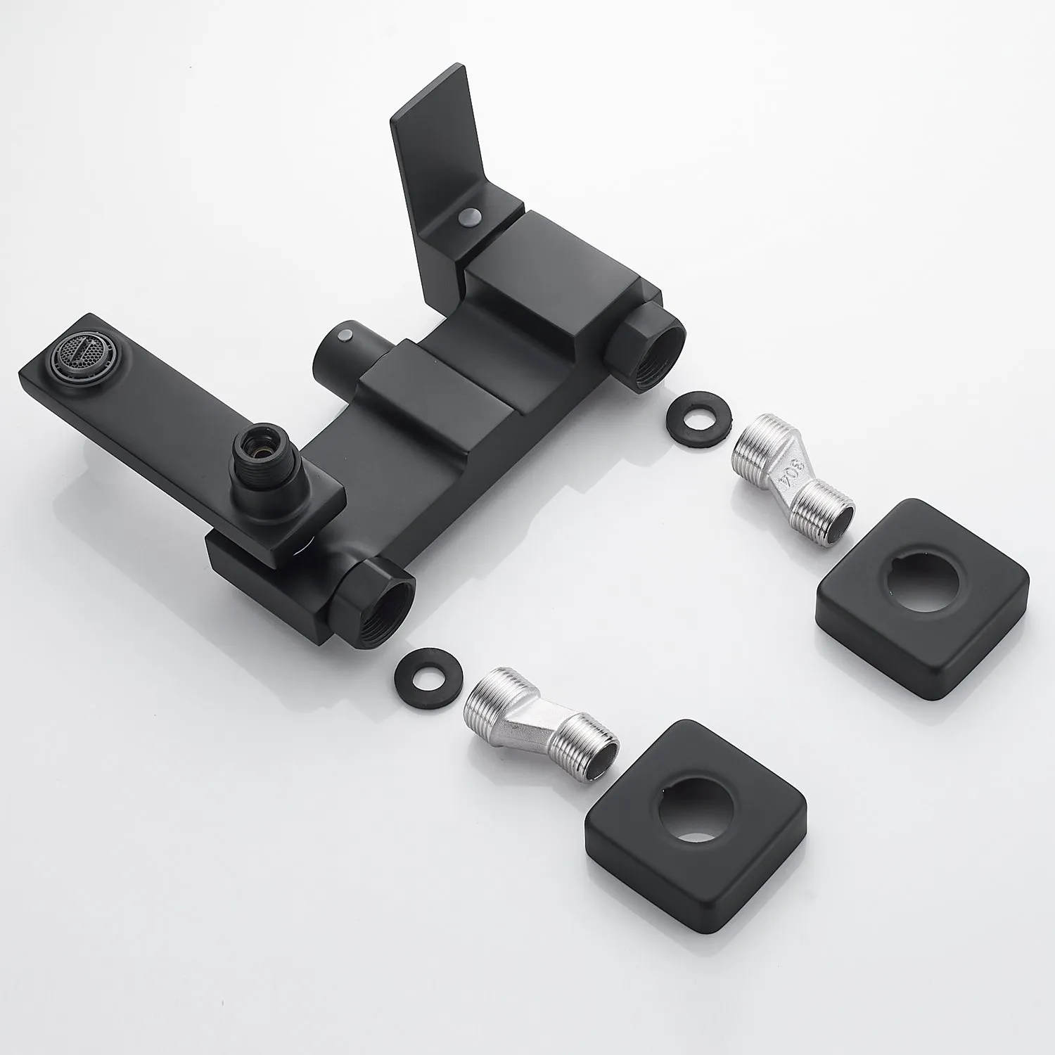 Душевая система Shevanik S9636H, черный