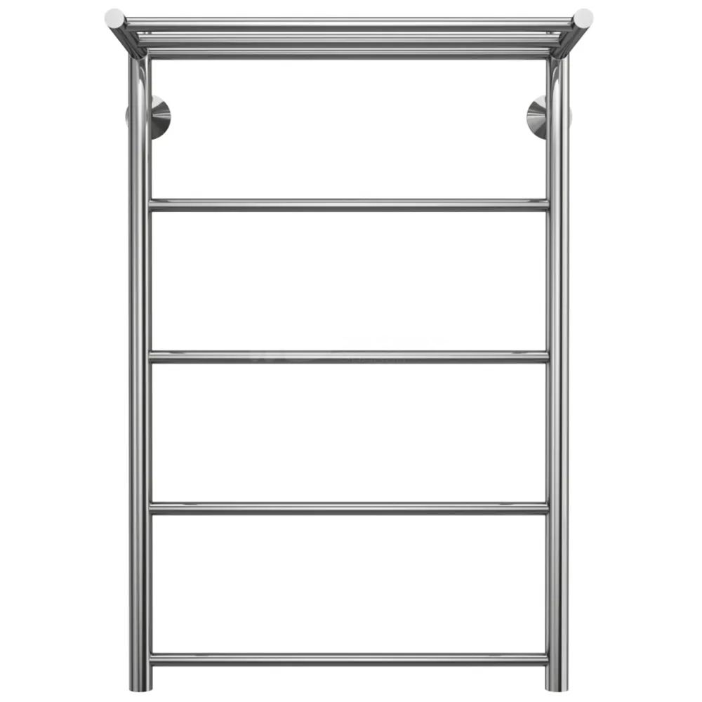 Полотенцесушитель водяной с полкой Stelmix 80x50 см, прямой с полкой