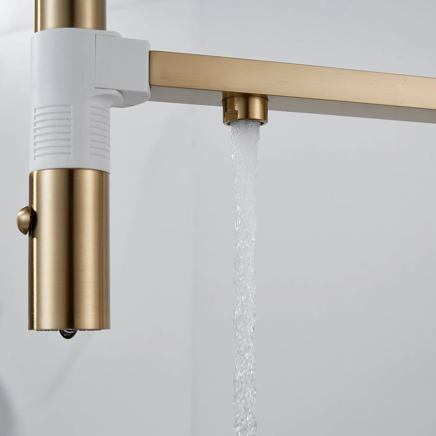 Смеситель для кухни Rose R958G, золотой сатин