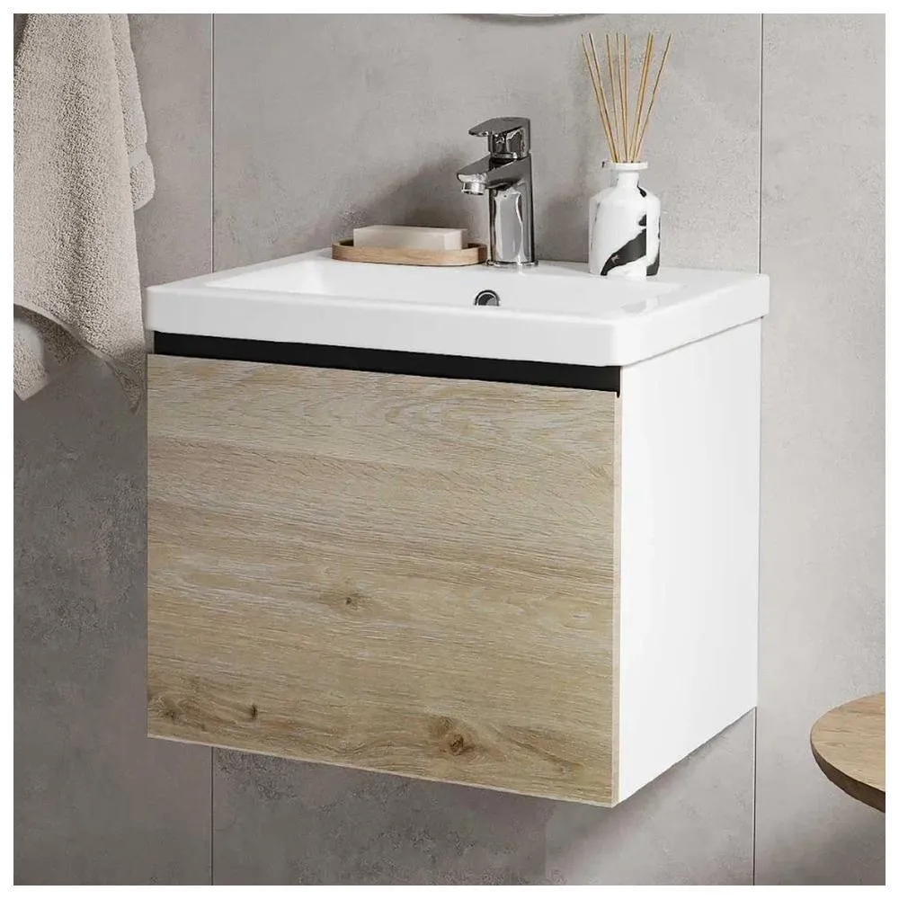 Тумба с раковиной напольная VIGO Cross 402-com, 50 см