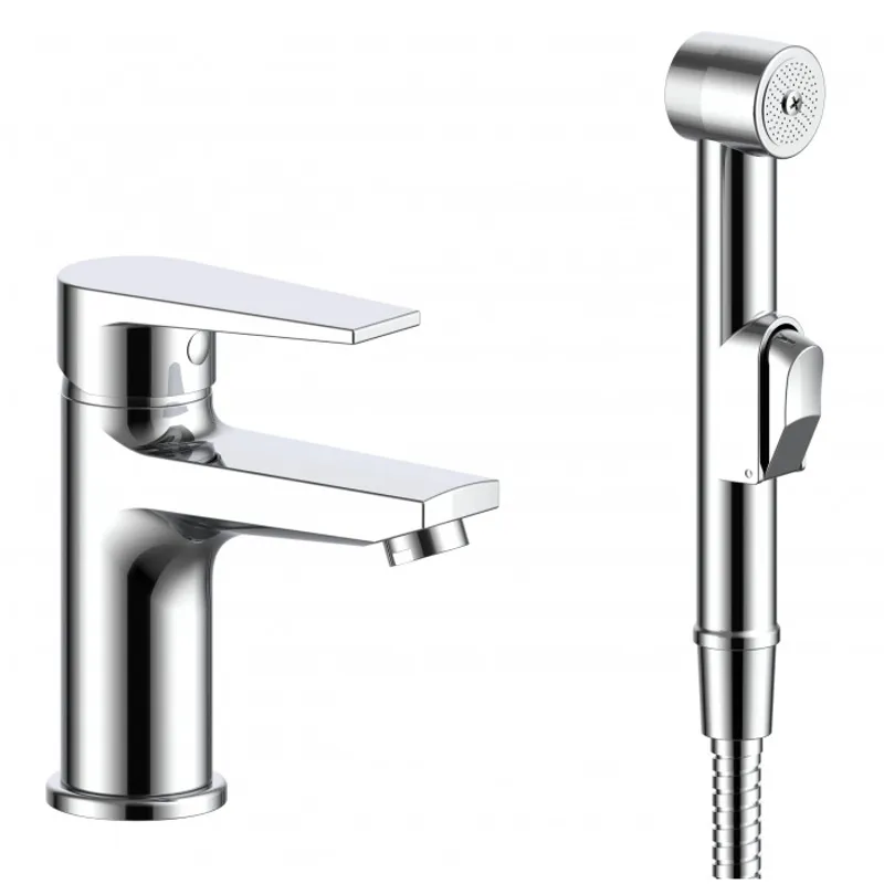 Смеситель для раковины с гигиеническим душем ESKO Budapest BT27H, хром
