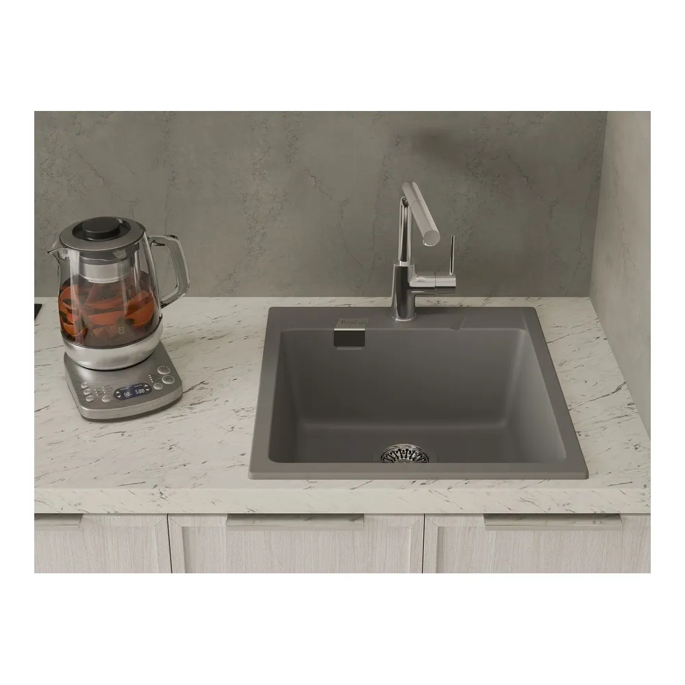 Кухонная мойка Rivelato RAUM RM-50, серый металлик