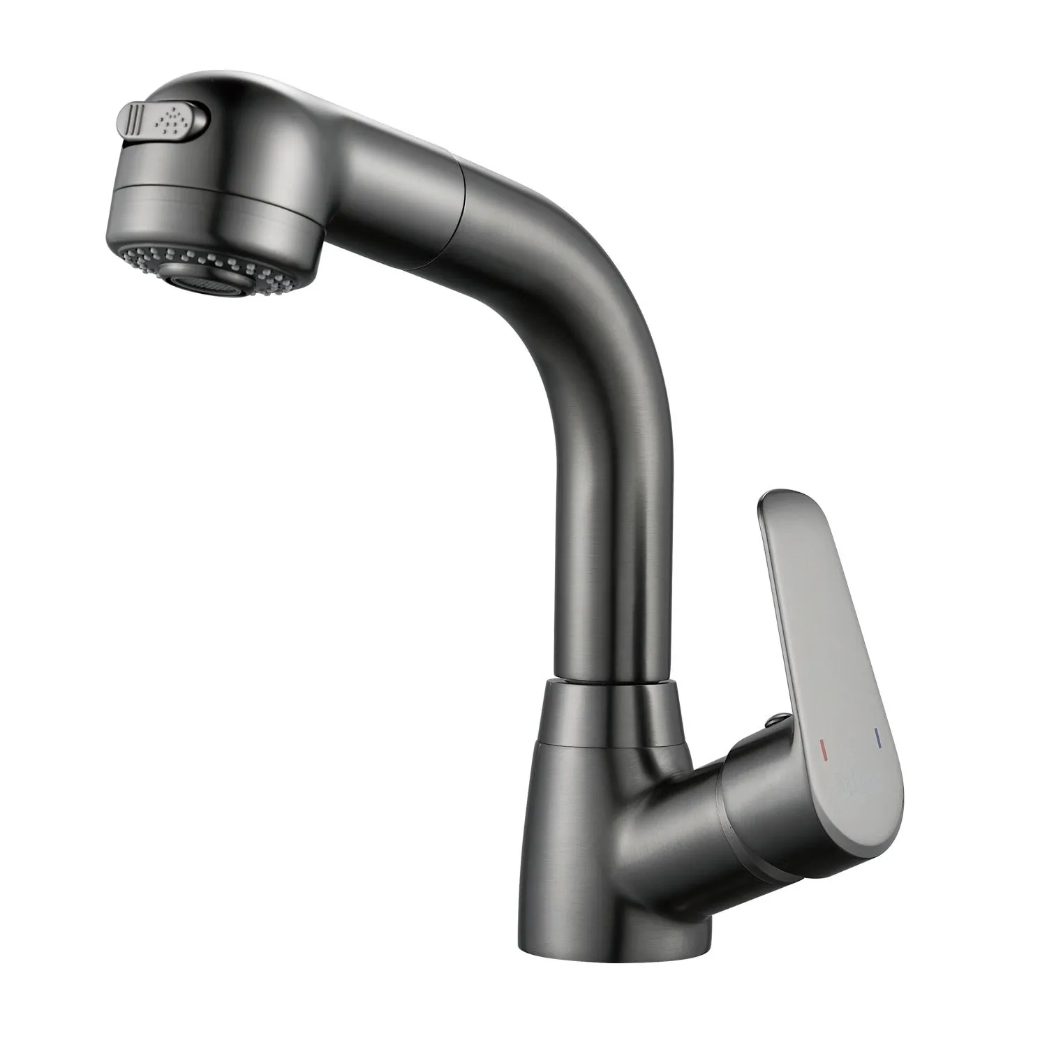 Смеситель для раковины многофункциональный Raffine F291T, оружейная сталь