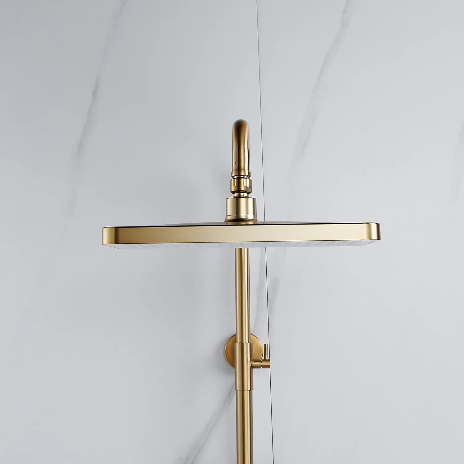 Душевая система Shevanik S4226G, золотой сатин