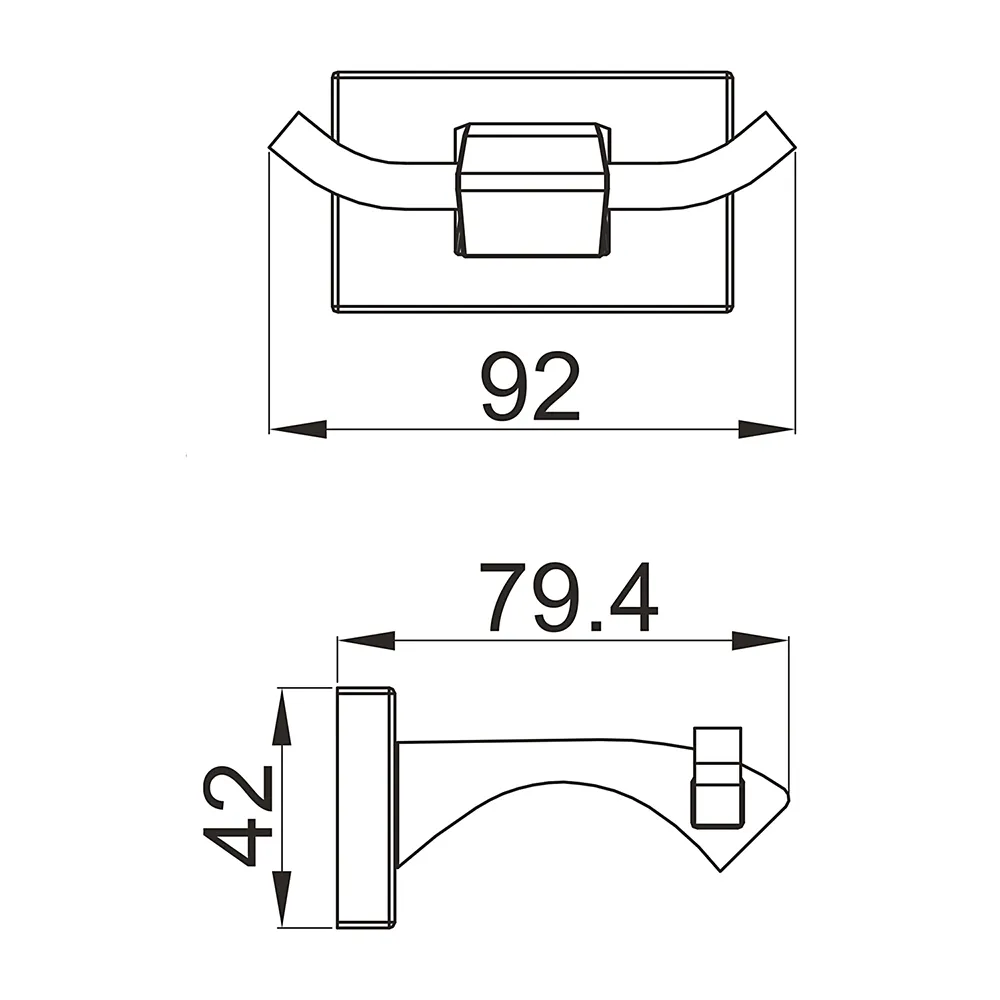 Крючок для ванной комнаты GAPPO G0705-29,