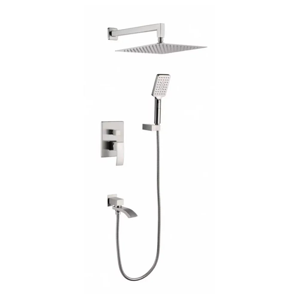 Душевая система встраиваемая Grocenberg GB5007NK, никель