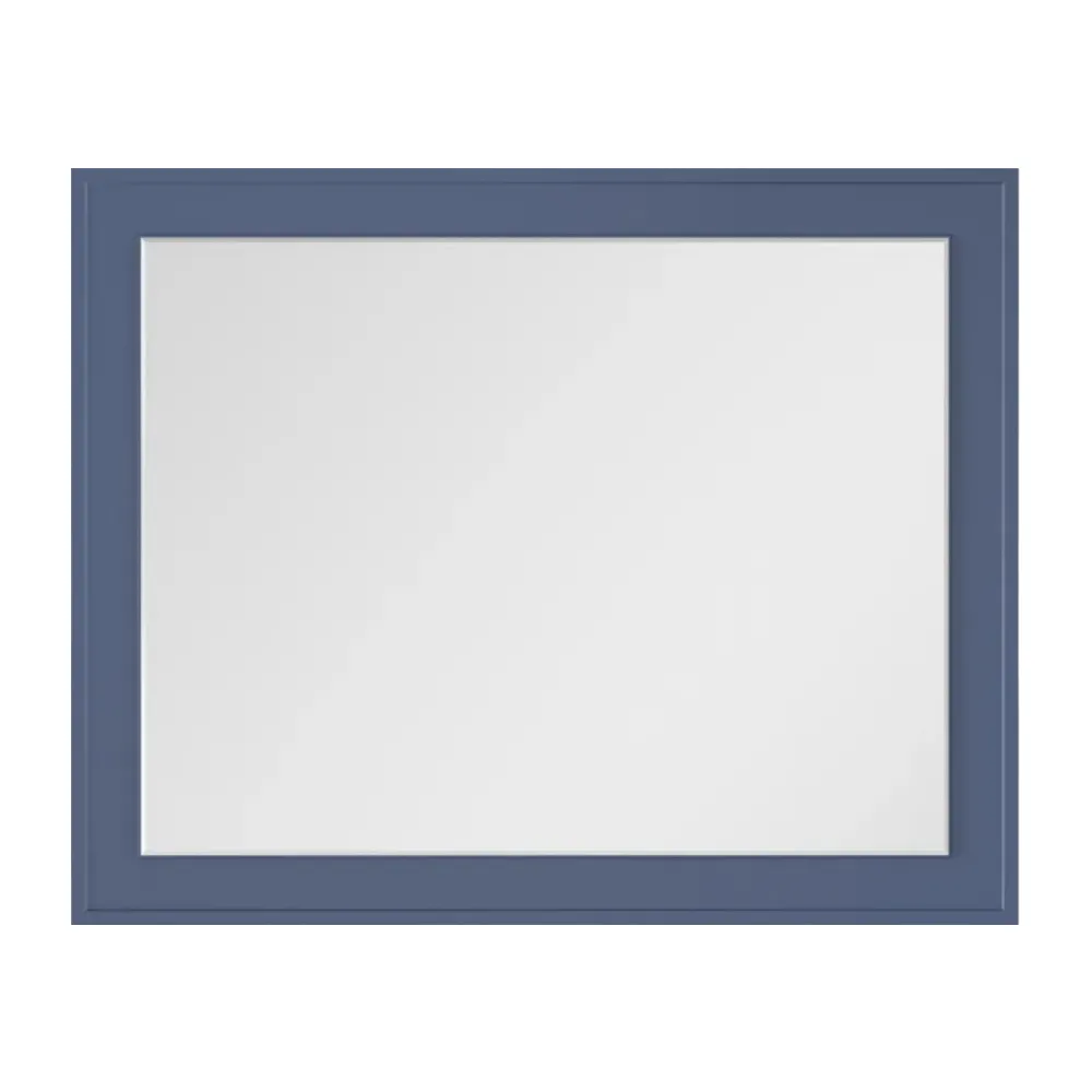 Зеркало с подсветкой La Fenice Cubo Blue Grigio 100х80, синее