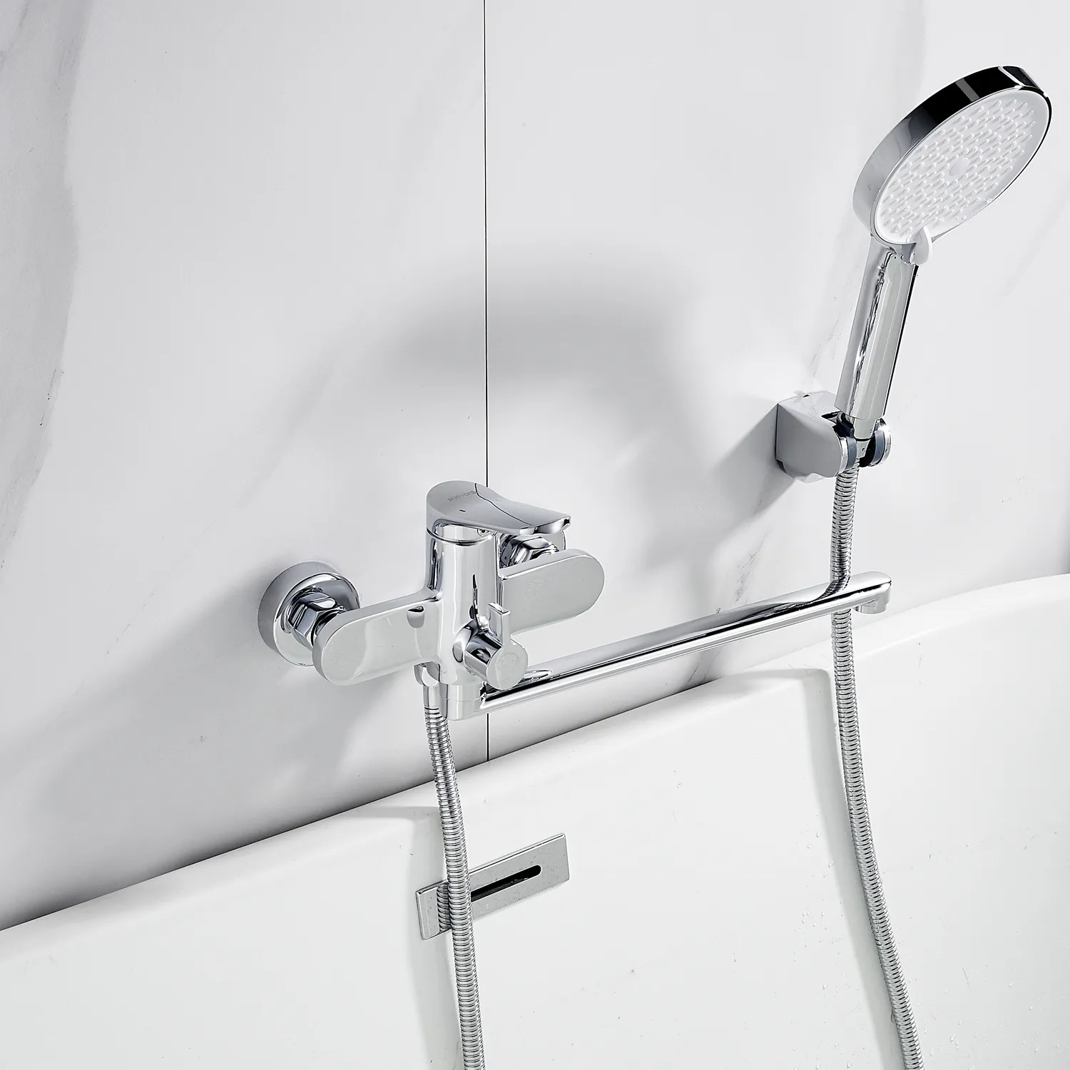 Смеситель для ванны Shevanik S4322, хром