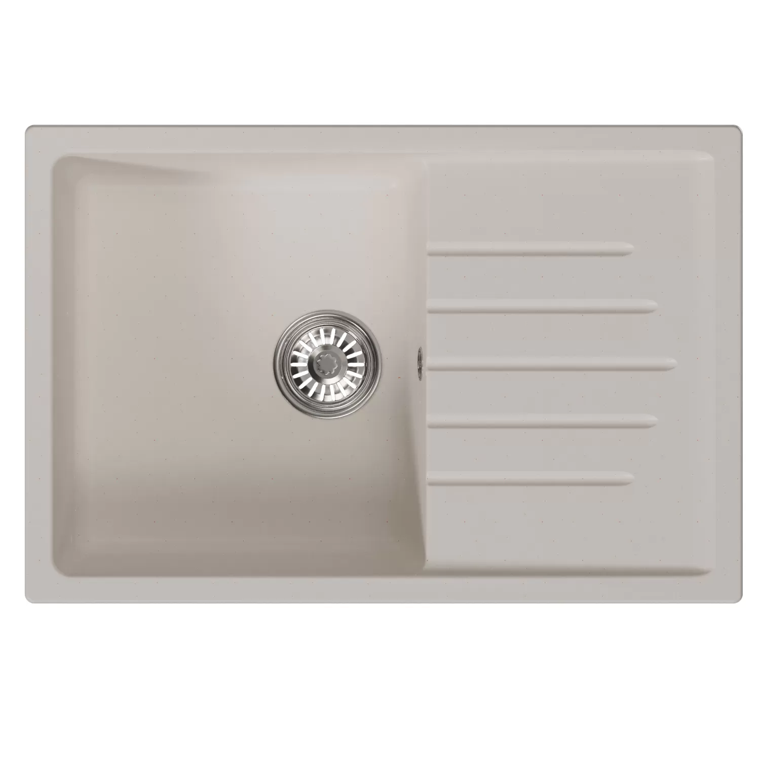 Мойка MIXLINE ML-GM19 с крылом  белая (331) 750*500*200мм NEW (551986)