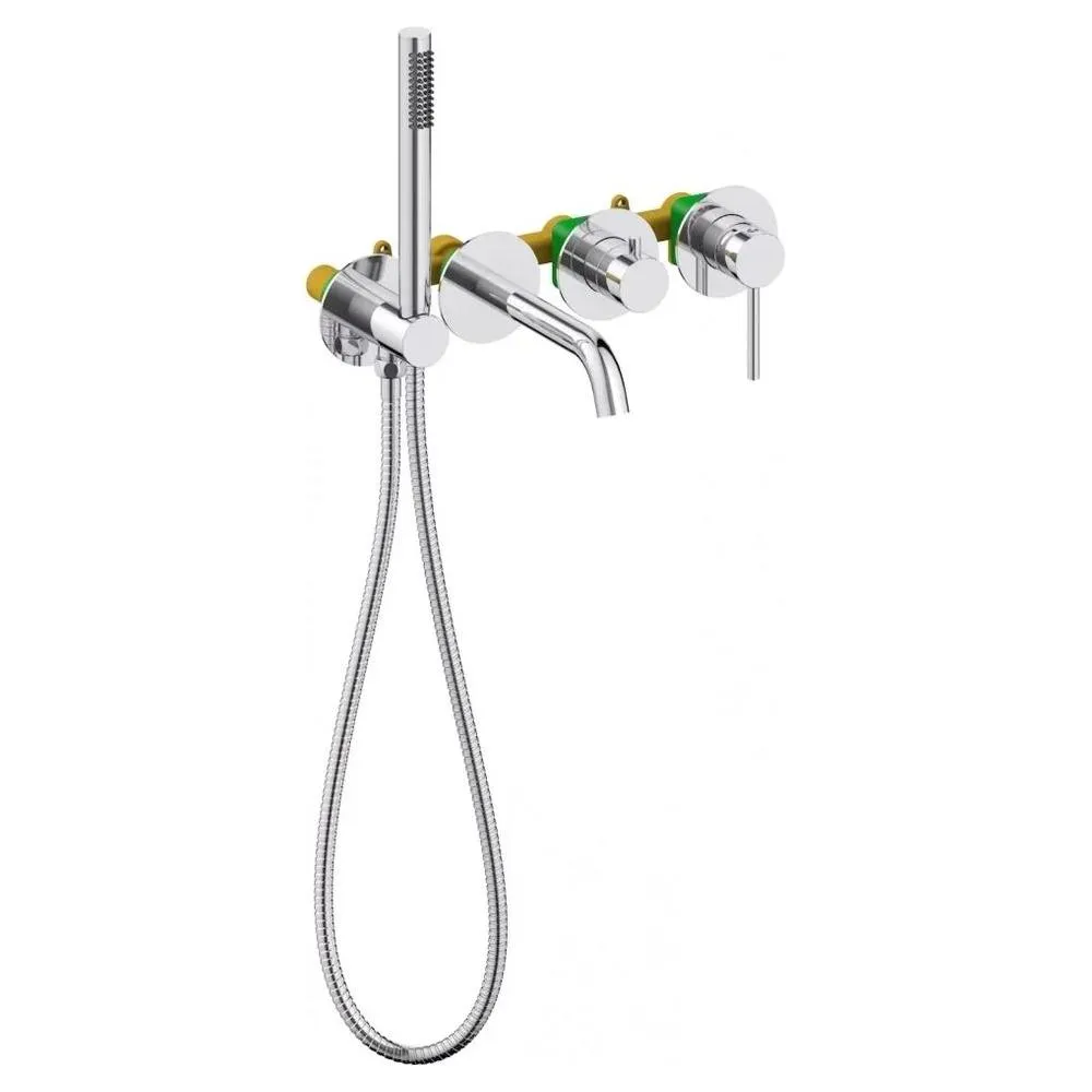 Смеситель для ванны встраиваемый Grocenberg GB5070CR, хром