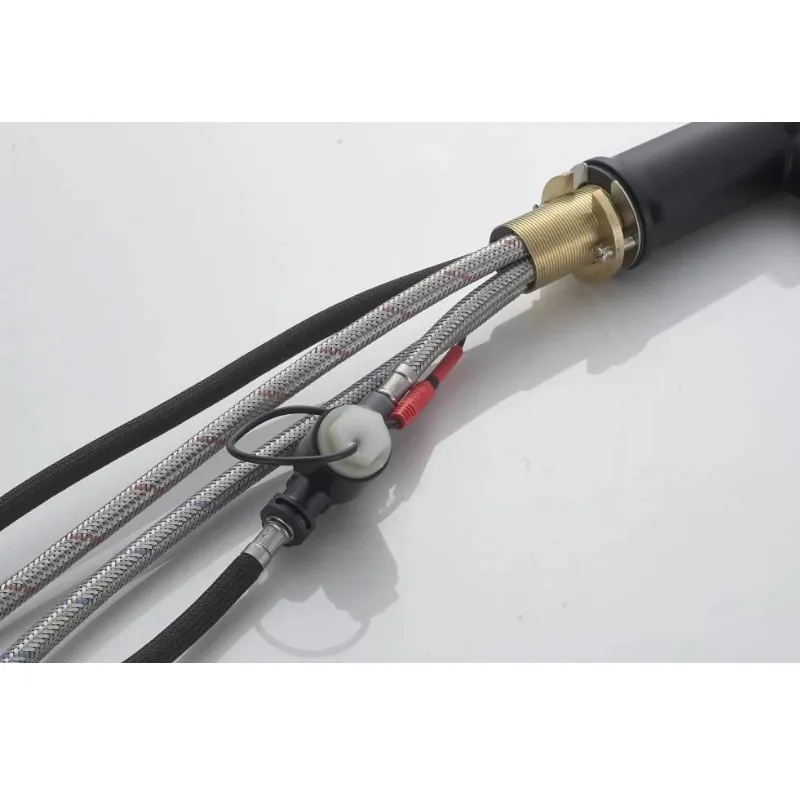 Смеситель для кухни с индикатором температуры Knotlor KN-100/BL, черный