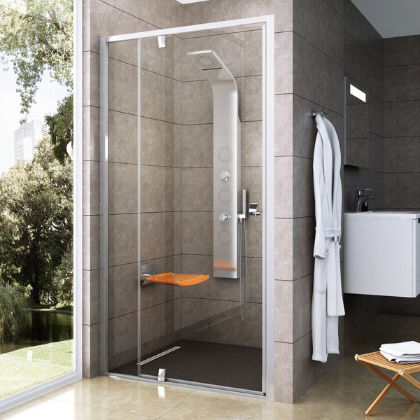 Душевая дверь Ravak Pivot PDOP2 (03GG0100Z1) (120 см) стекло прозрачное, профиль белый