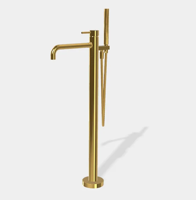 Смеситель для ванны Fima Carlo Frattini Spillo Up, золото (F3034/6NOR)