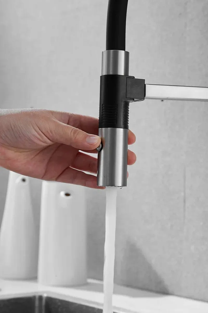 Смеситель для кухни Rose R133L, сатин