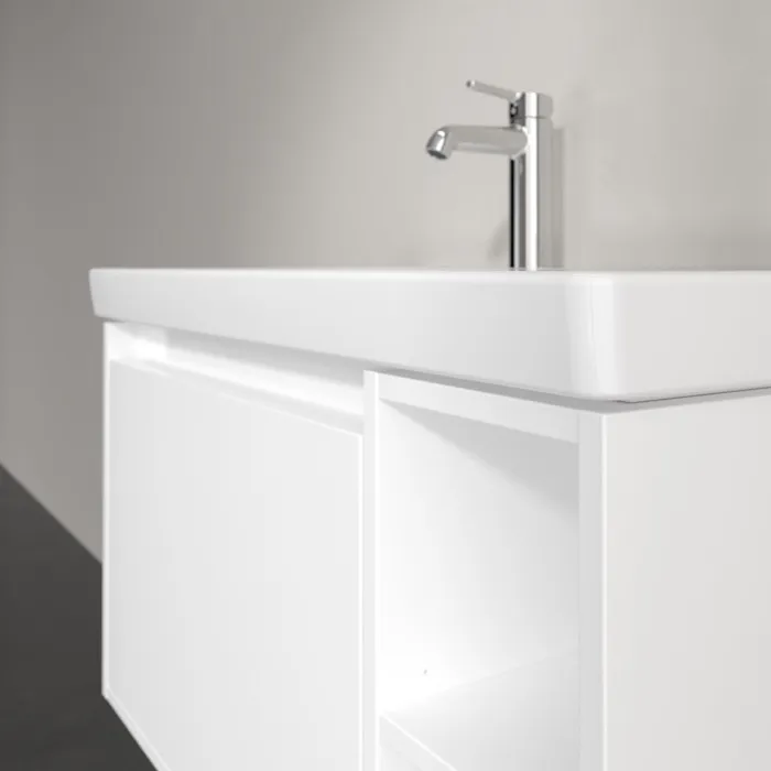 Тумба под раковину Villeroy & Boch Skyla, 1 выдвижной ящик 772х436x439, Brilliant White (C78800VE)