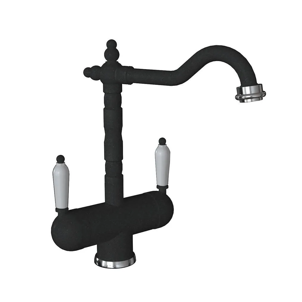 Смеситель для кухни с подключением фильтра Florentina АРИЯ 333.21H.2113.102, черный