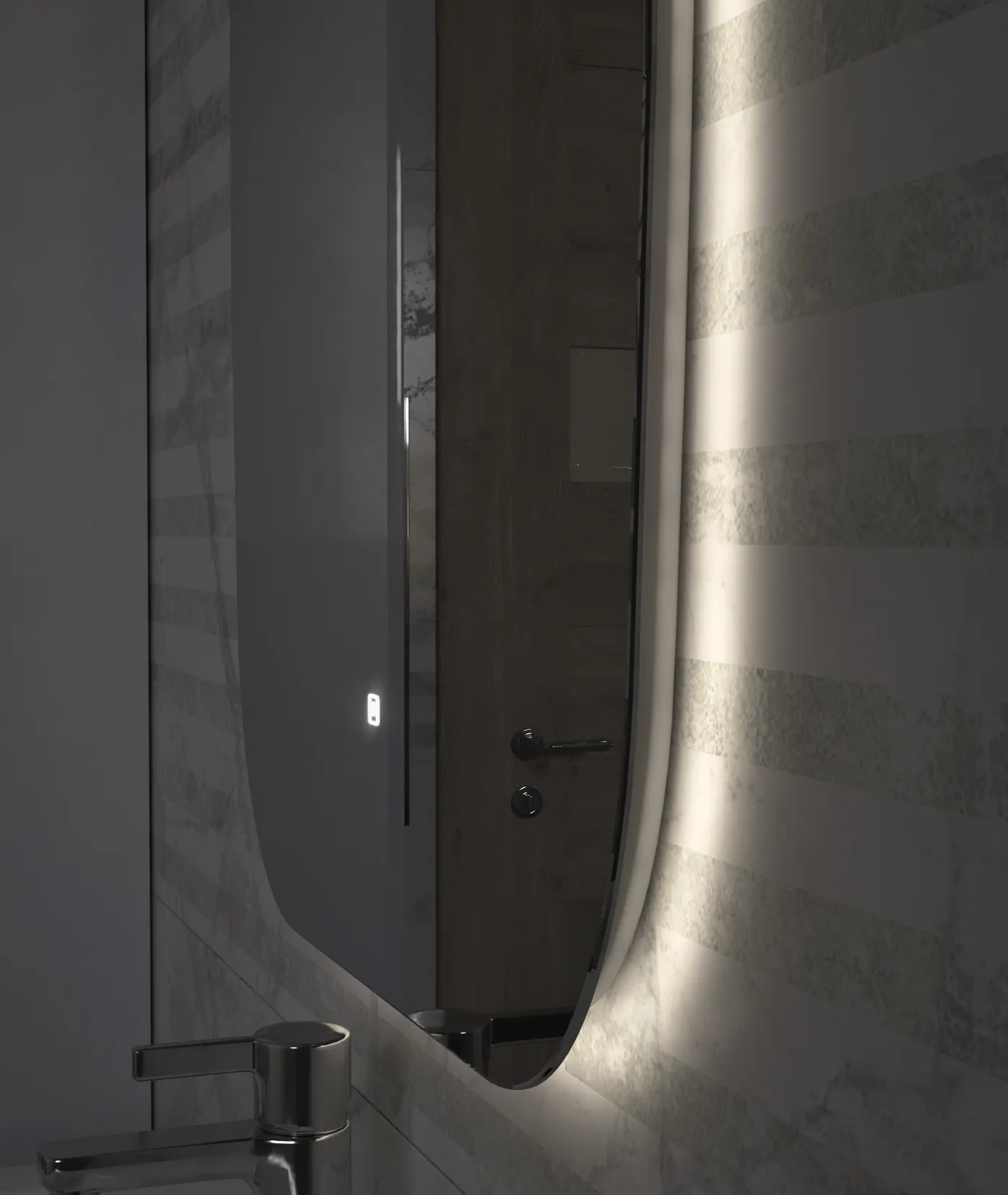 Зеркало VIGO Spin z.LEV.60.Classic, 60 см