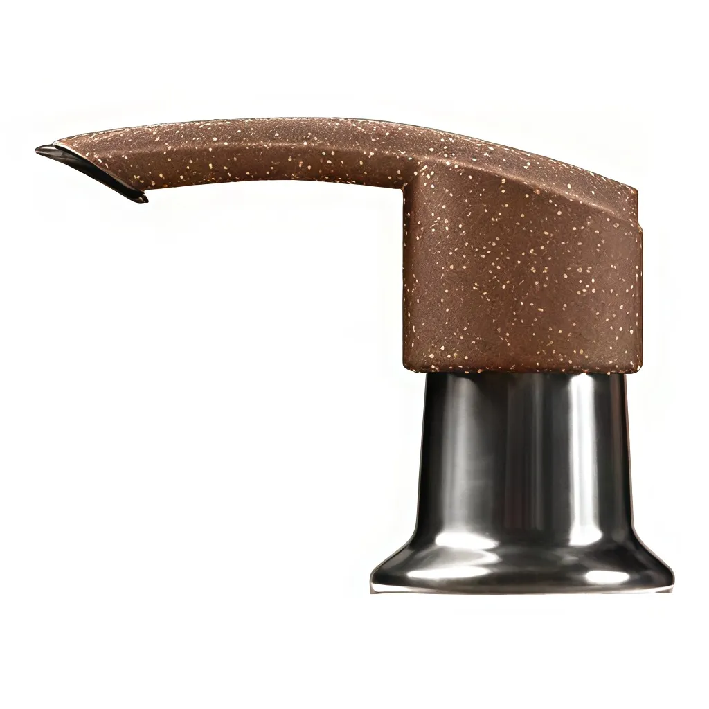 Дозатор для кухонной мойки GranFest 001 "Плоский", терракот