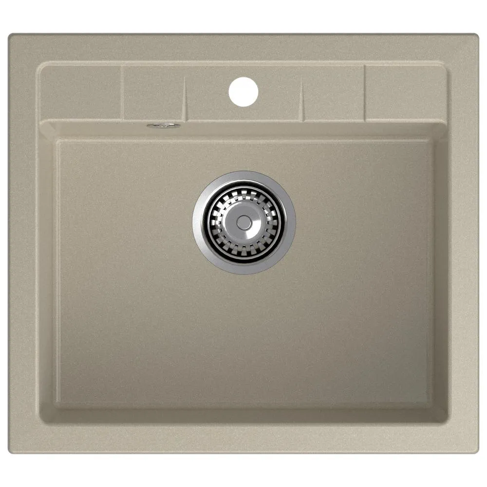 Кухонная мойка GranFest QUADRO 561, топаз