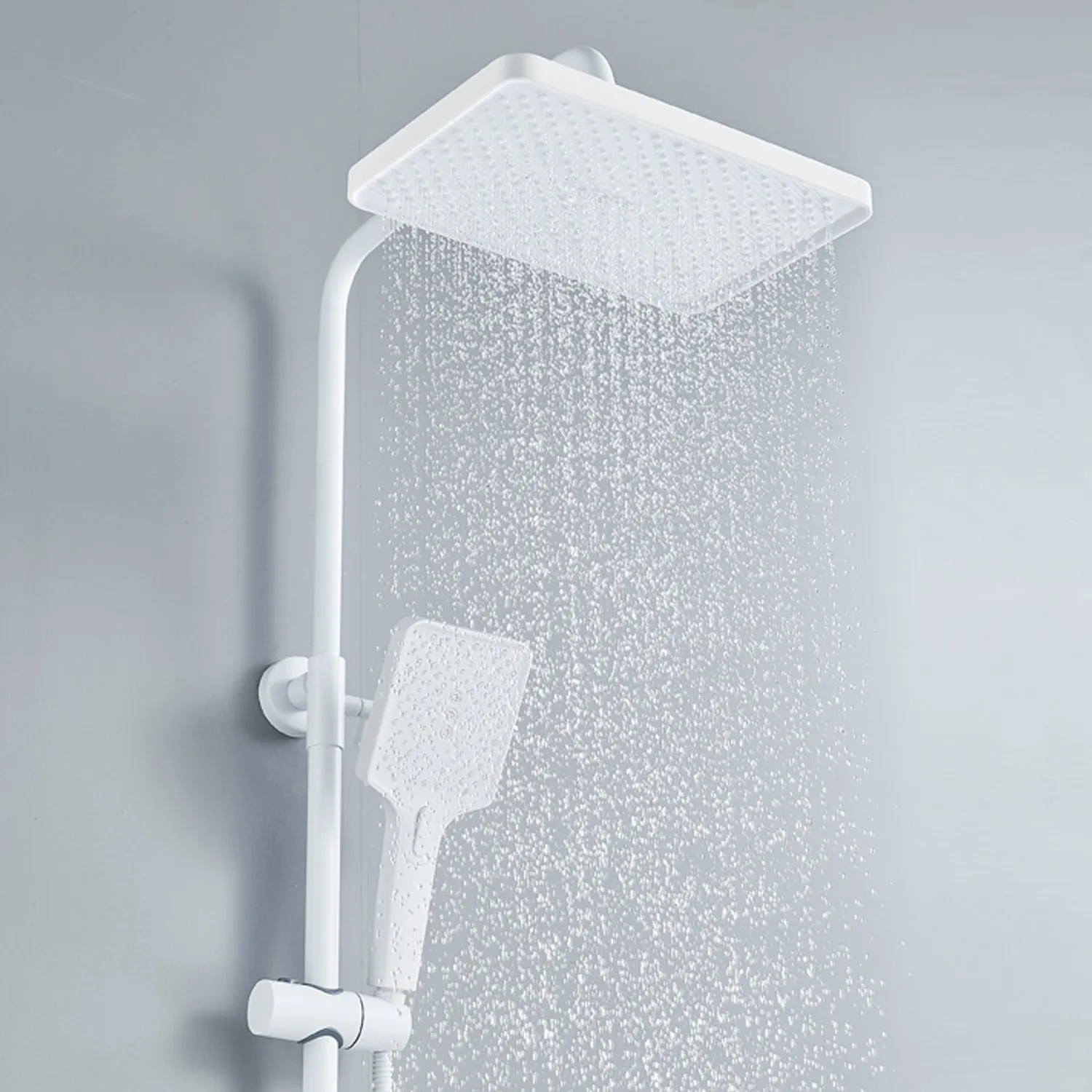 Душевая система Shevanik S6136C, белый