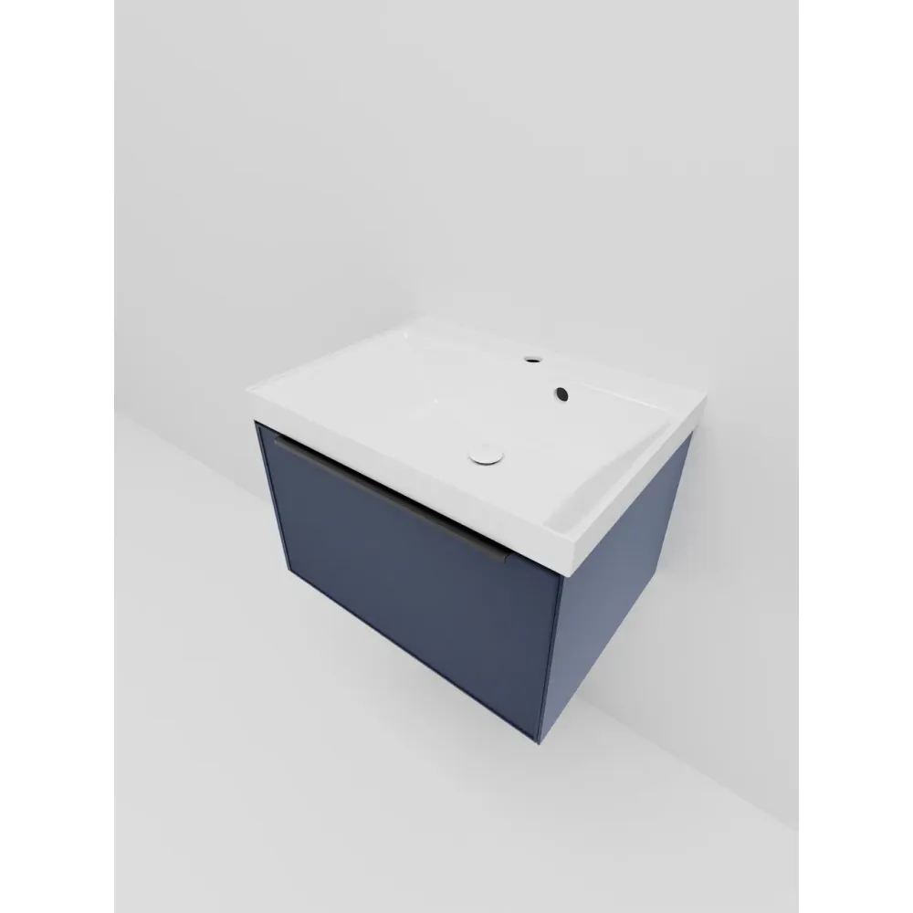 Тумба под раковину подвесная La Fenice SIMPLA FNC-01-SIM-BG-60, синяя