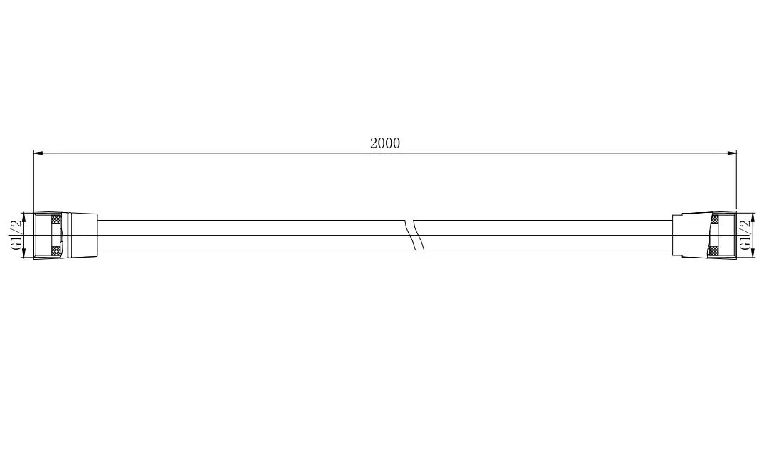 Шланг для душа AQUATEK AQ2112MB, 200 см, матовый черный