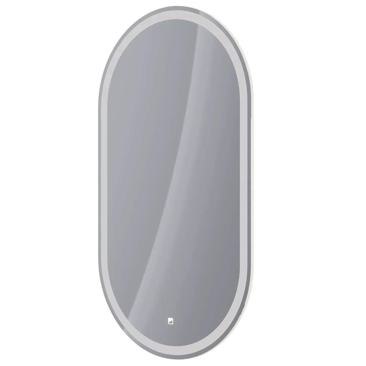 Зеркало Dreja Luno 55x100 см, белый