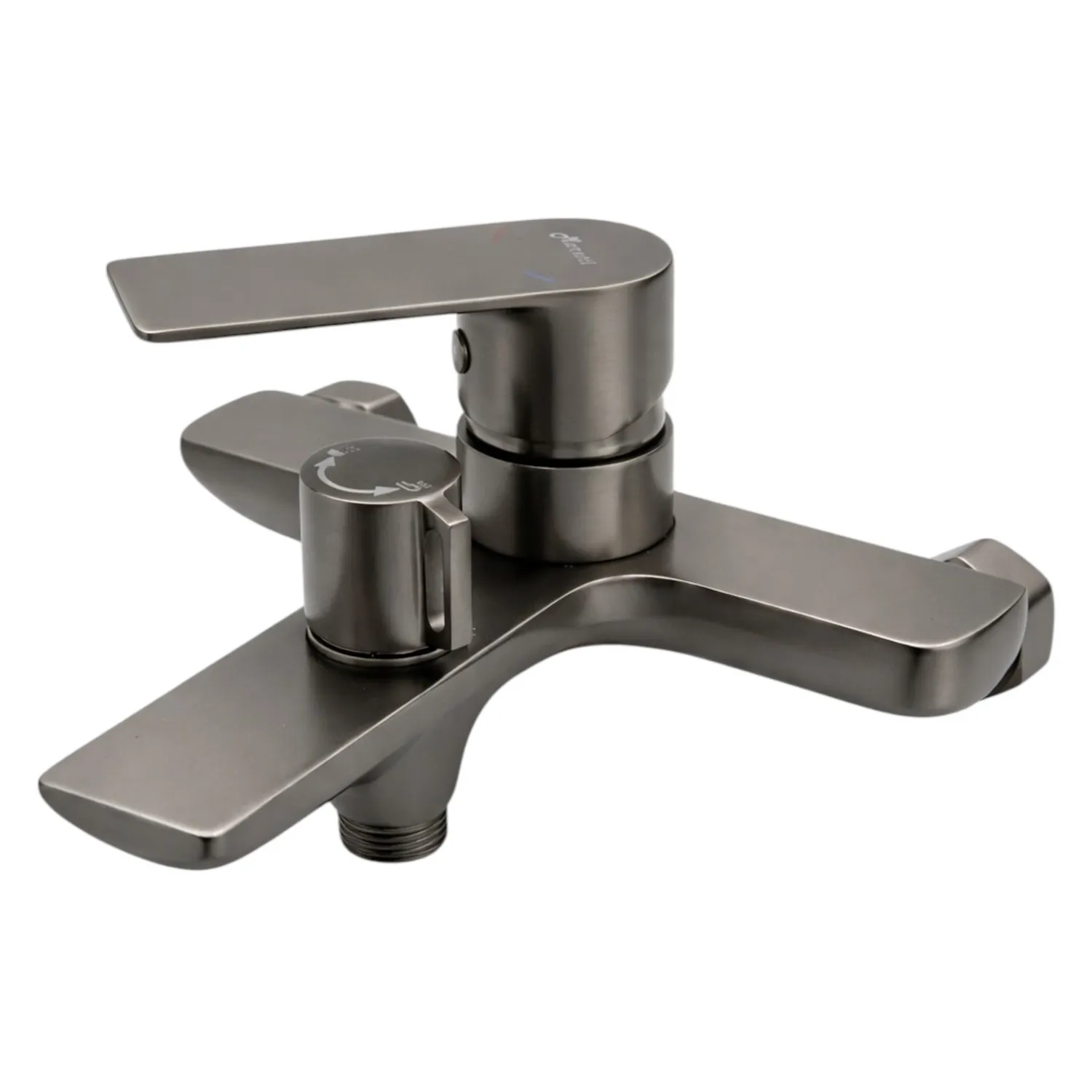 Смеситель для ванны Maretti Ritta-GM RIGM22RF505, оружейная сталь