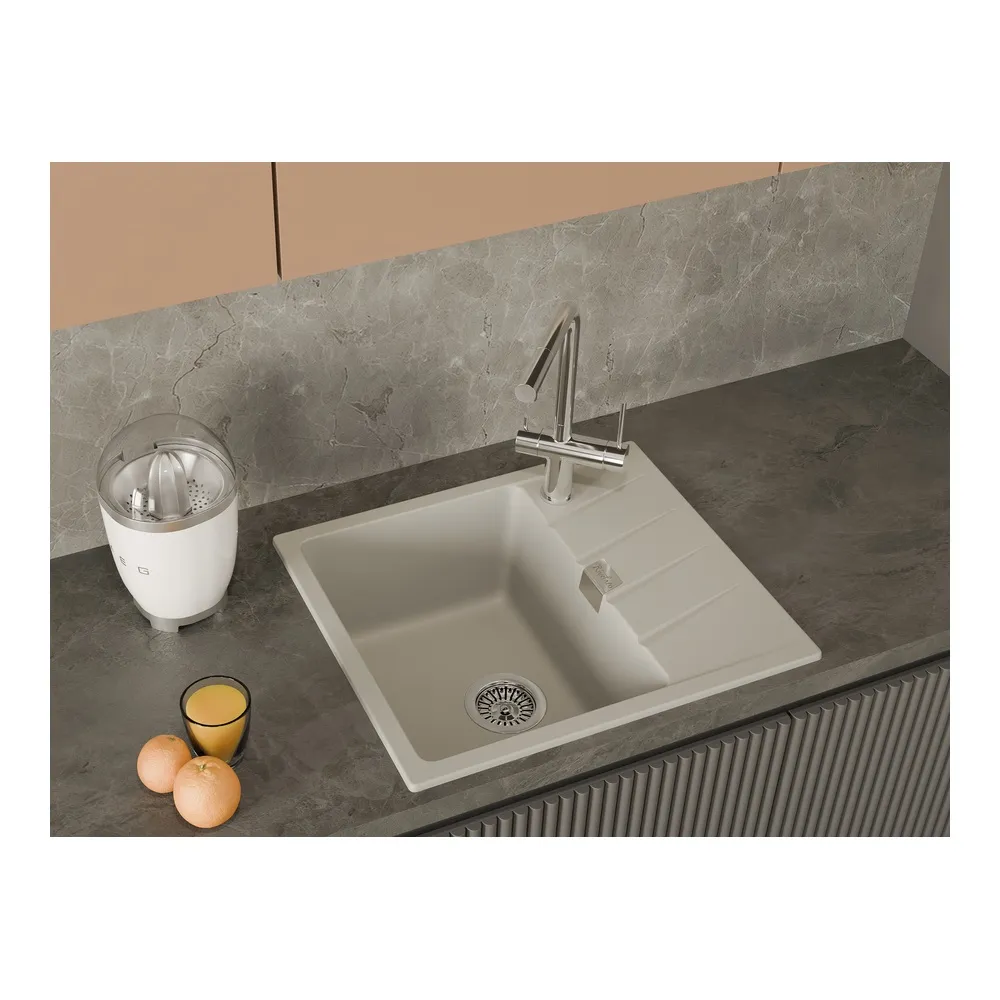 Кухонная мойка Rivelato RAUM RM-58, топаз