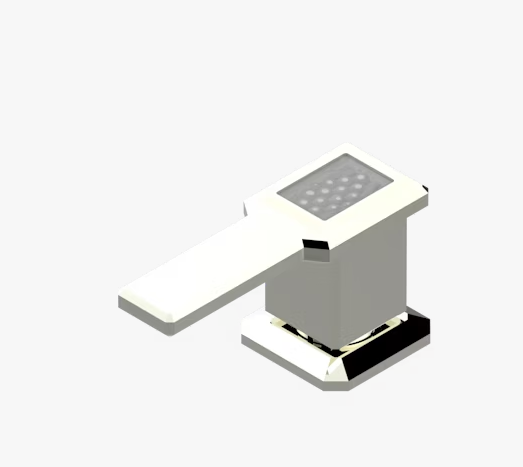 Вентиль THG Metropolis Clear crystal with lever, никель (A2B B01 36/H)