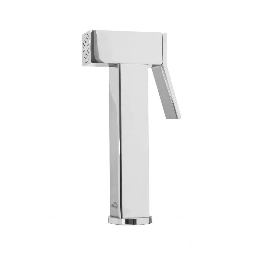 Гигиенический душ со смесителем встраиваемый Hansberge H3077BC, хром/черный