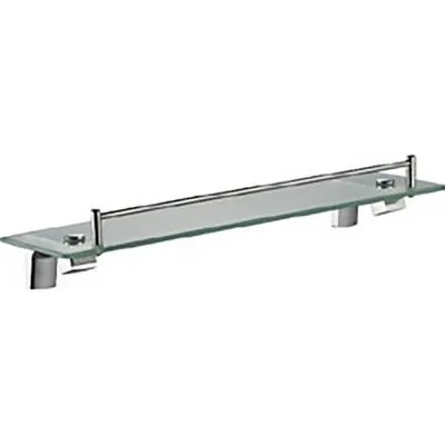 Полка стеклянная FRAP F30607, хром