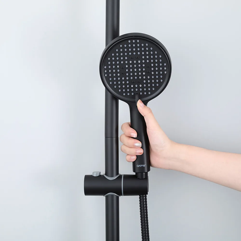 Душевая система GAPPO G2406-6, черный