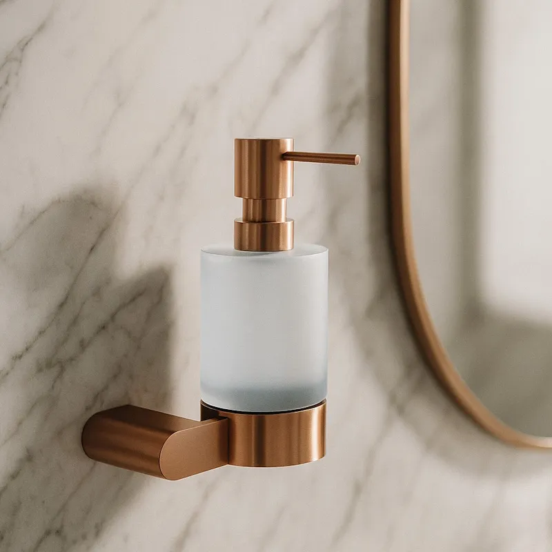 Дозатор жидкого мыла Knotlor LD102RB, бронза