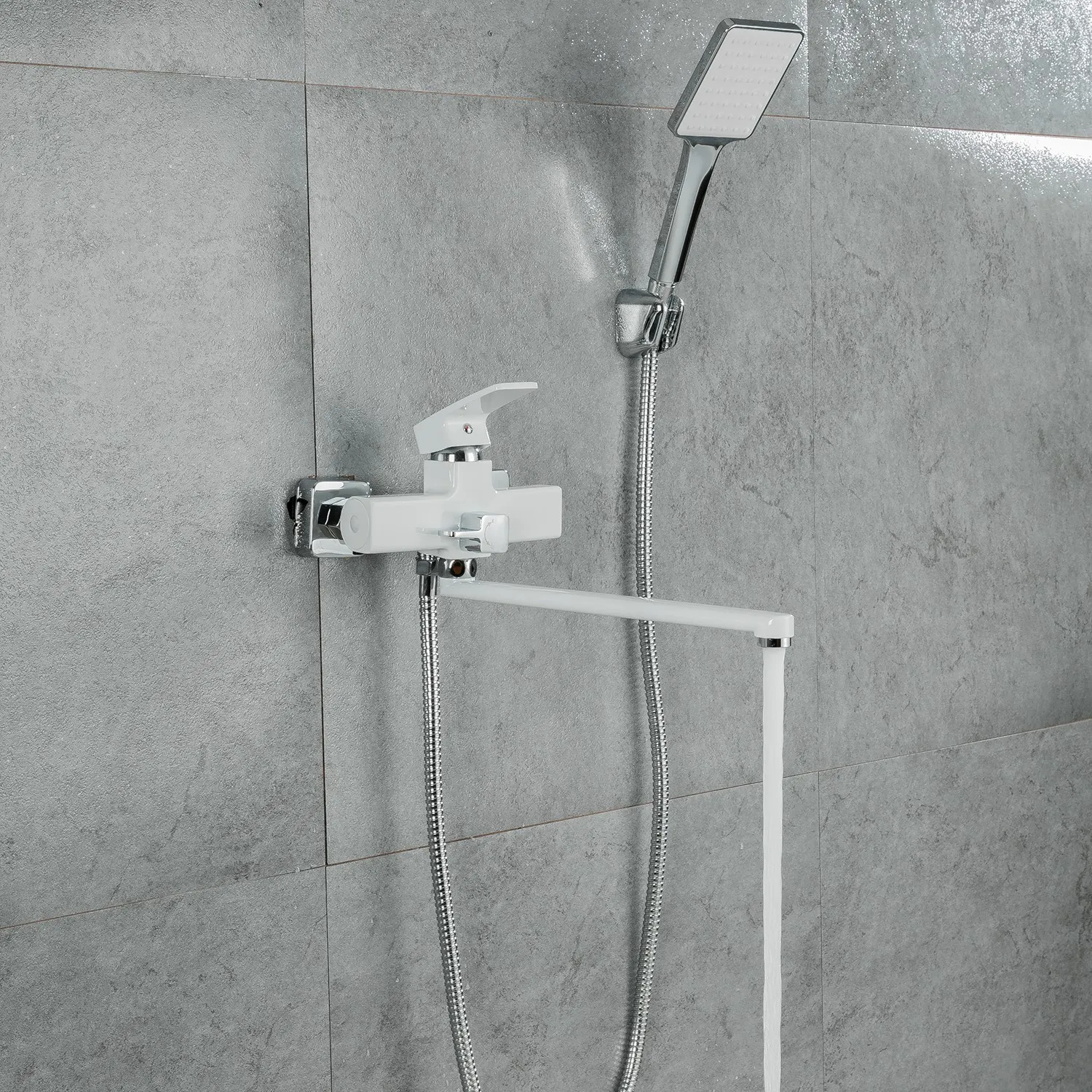 Смеситель для ванны FRUD R22153, белый
