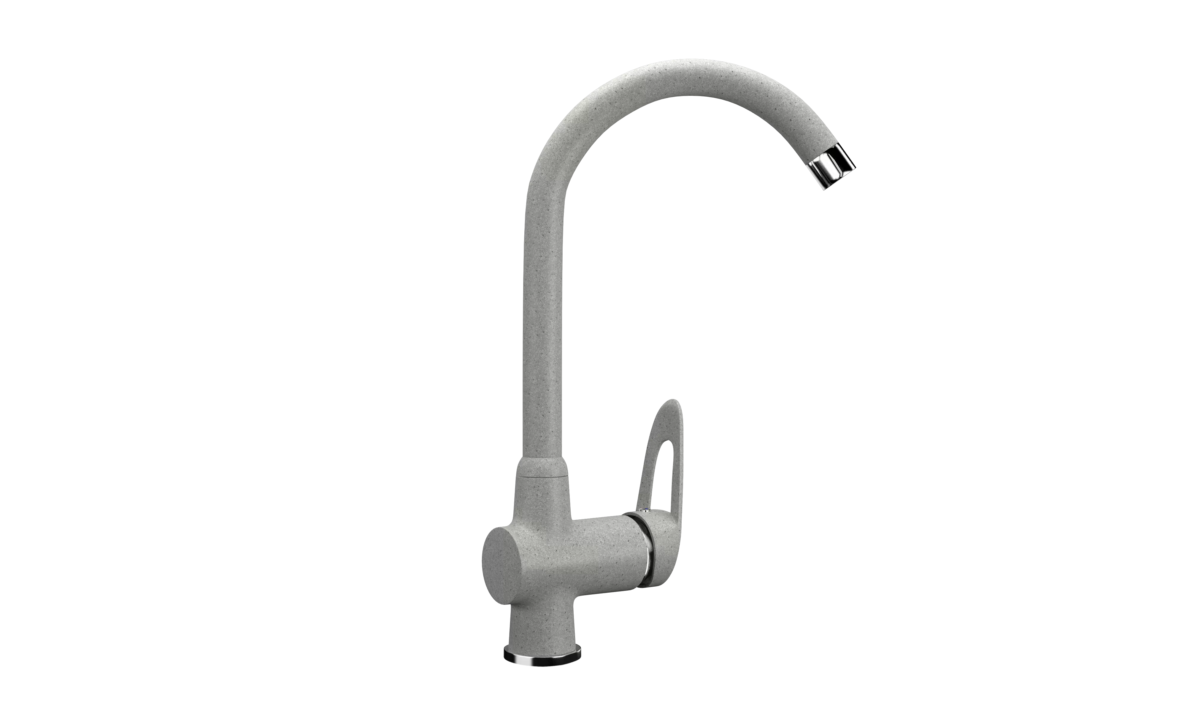 Смеситель для кухни ULGRAN Classic серый (U-006-310)