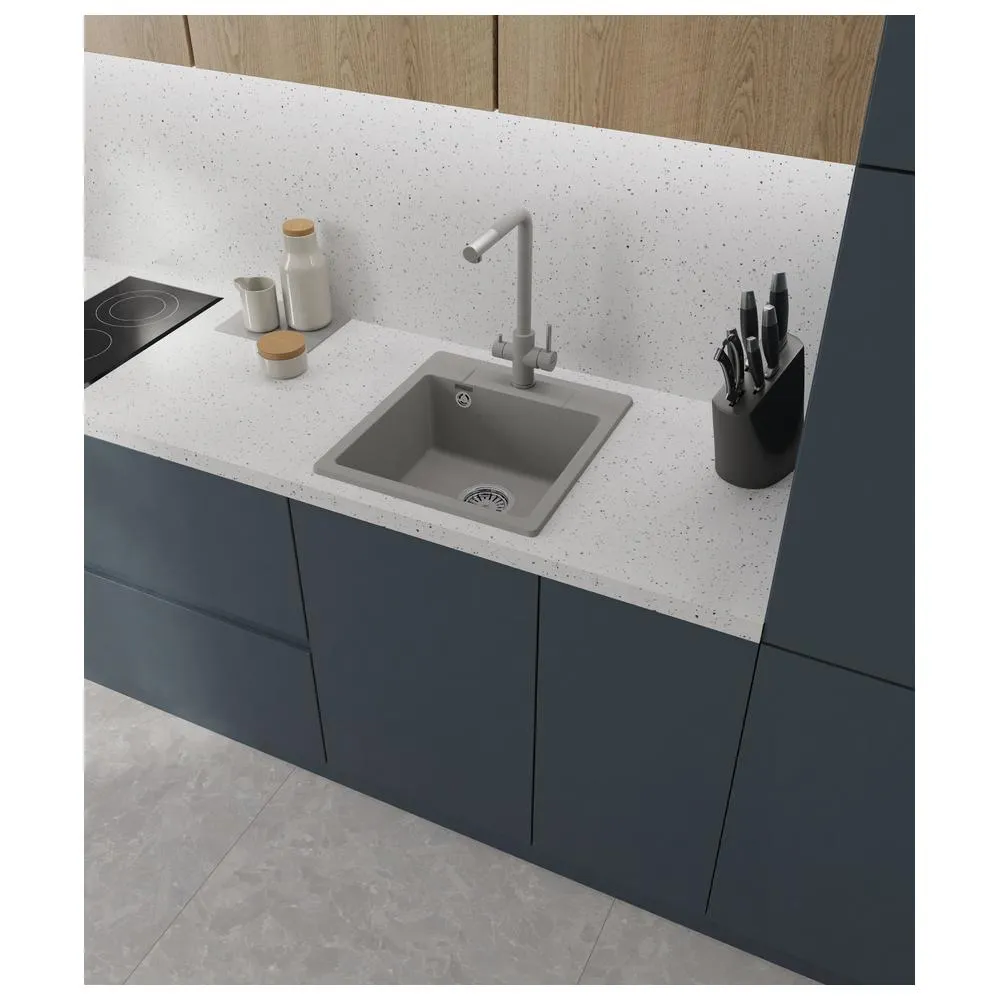 Кухонная мойка GranFest URBAN 245, серый